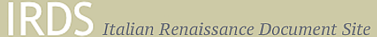 Italian Renaissance Document Site